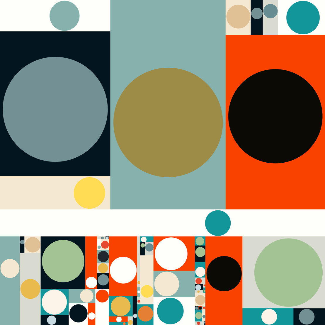 An Increasing Series Of Dots #68