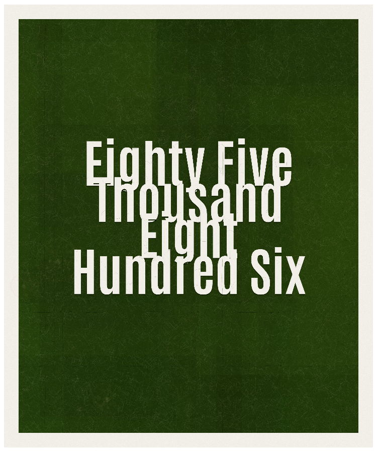 Count #85806