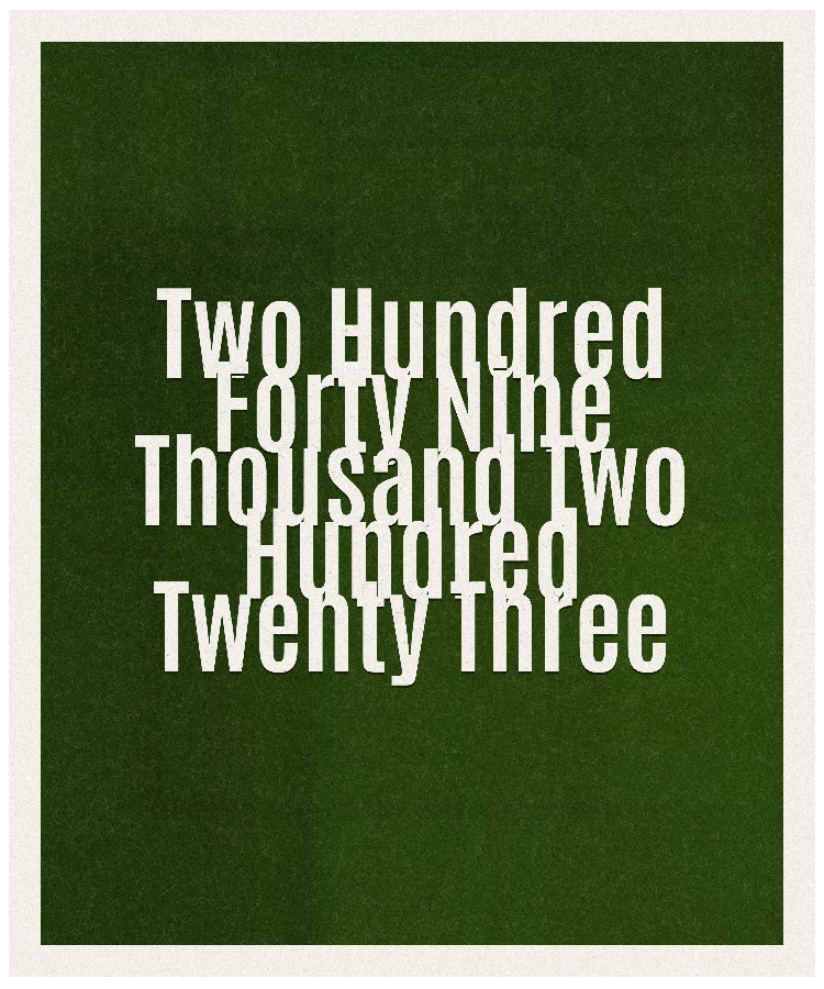Count #249223
