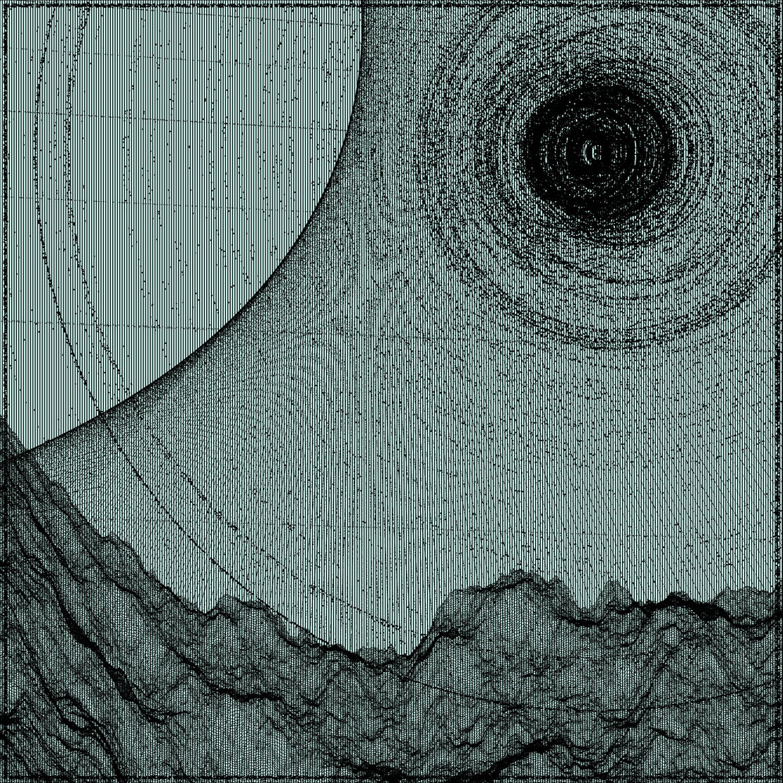Surreal classic generative landscape #104