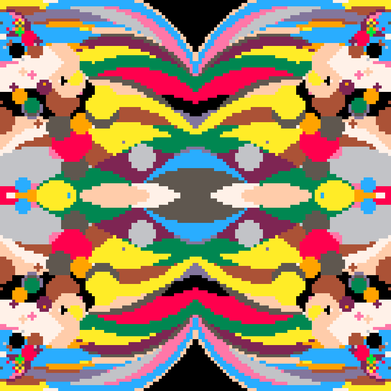 Rapid Psychedelic Inkblot Test Generator #21