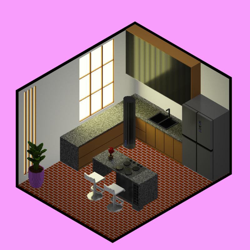 Isometric kitchen #1