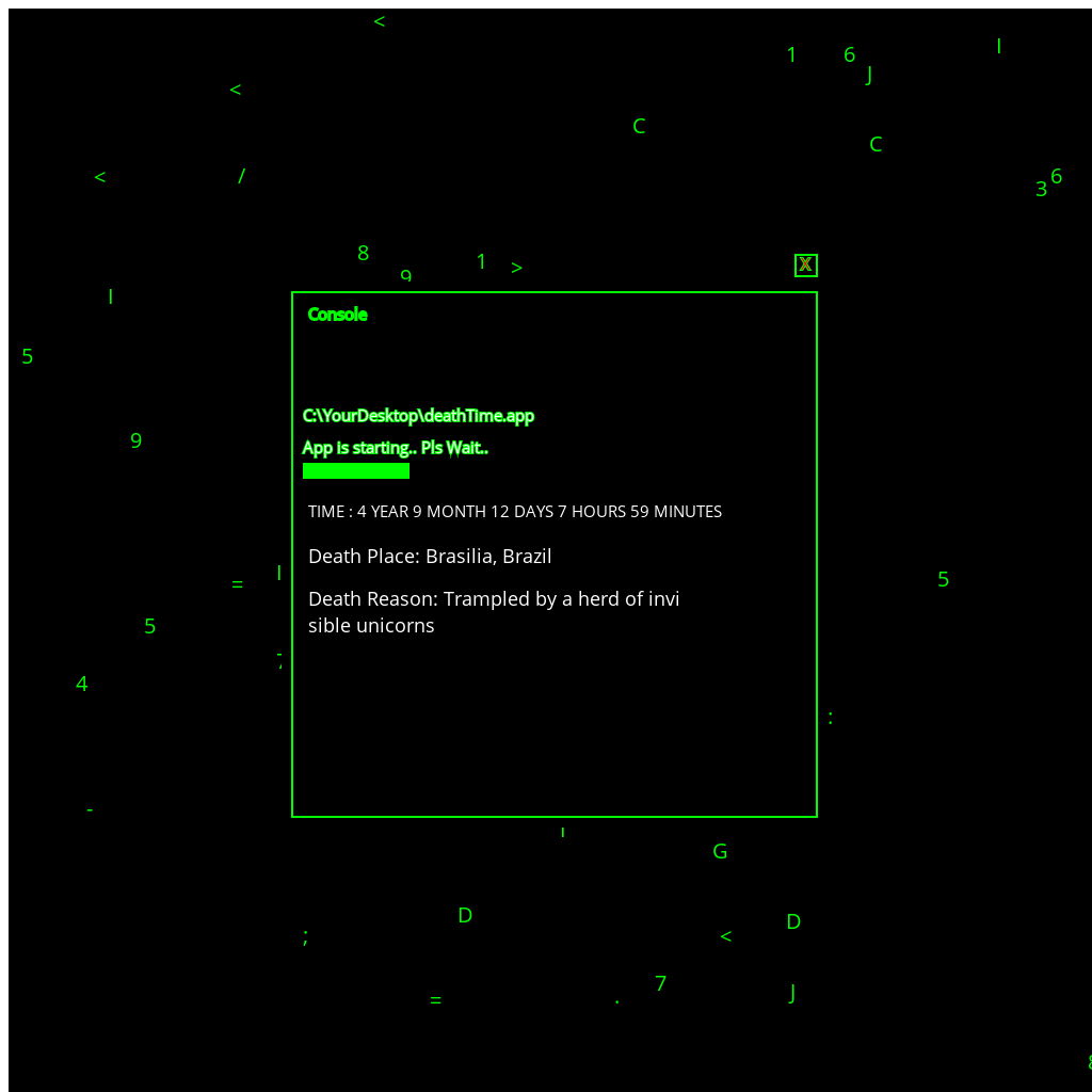 Death Time Console App #4