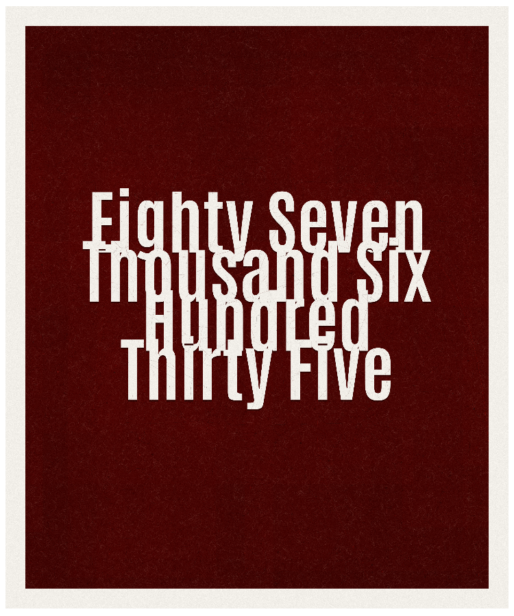 Count #87635