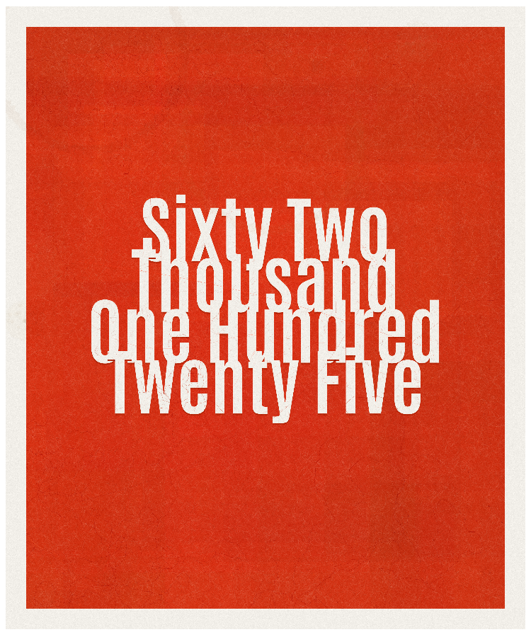 Count #62125