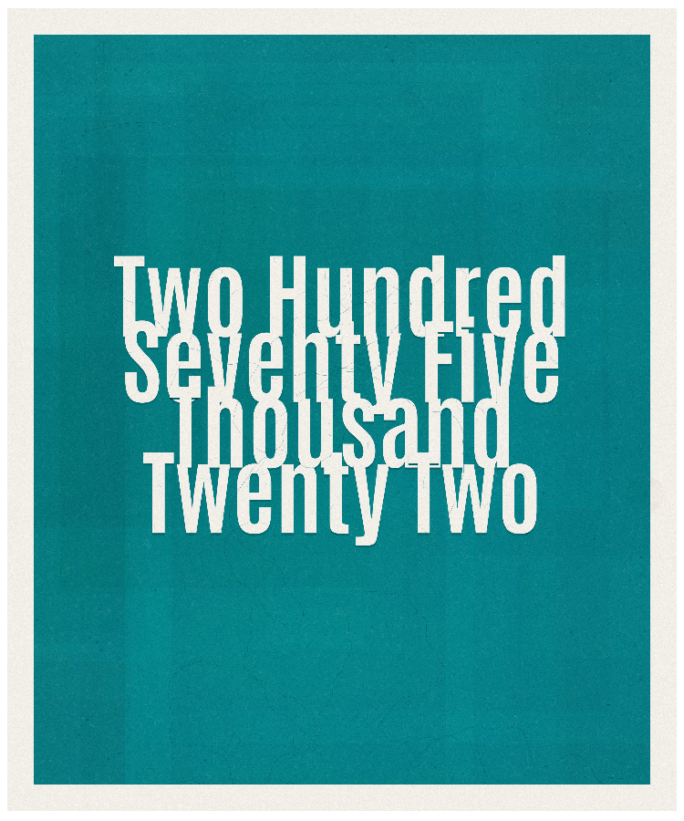 Count #275022