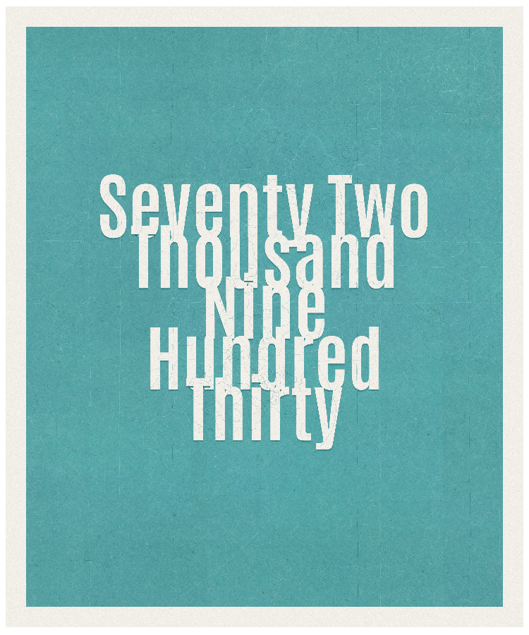 Count #72930