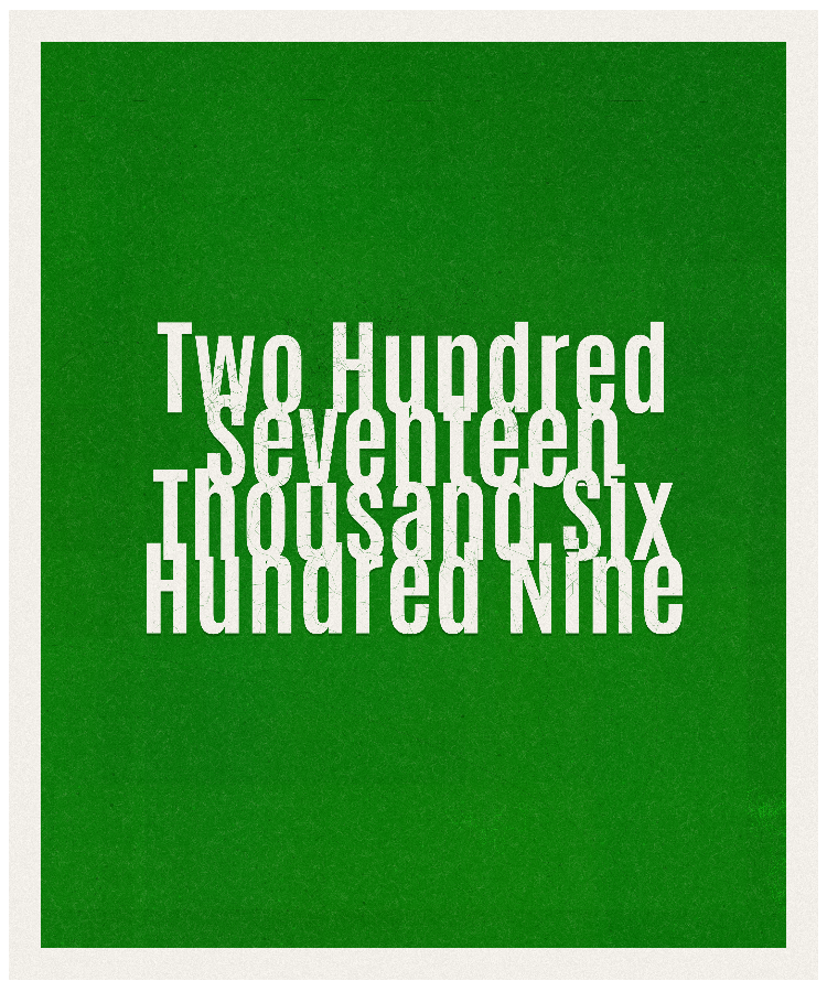 Count #217609