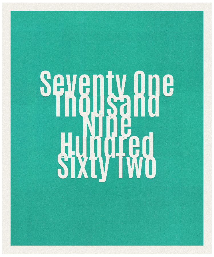 Count #71962