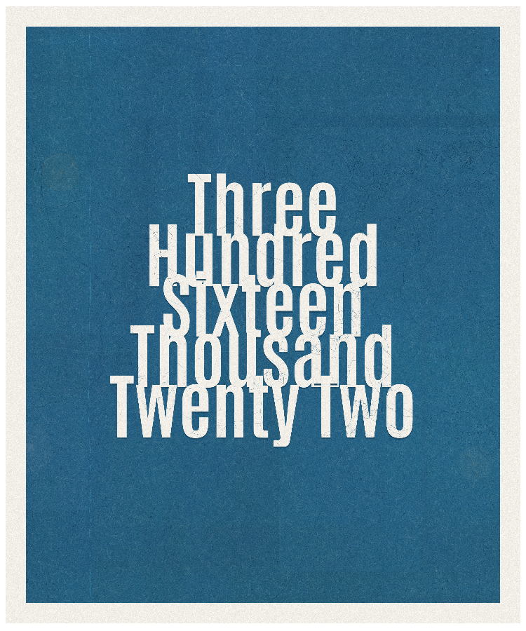 Count #316022