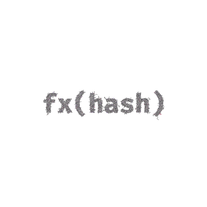 FXHASH Logo with Features #986