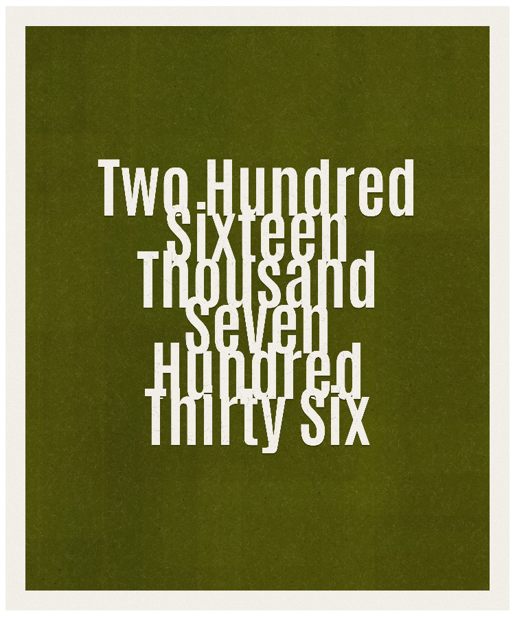 Count #216736