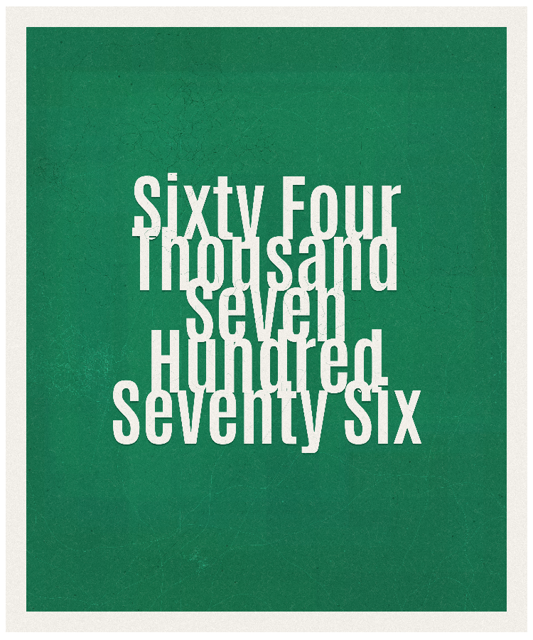 Count #64776