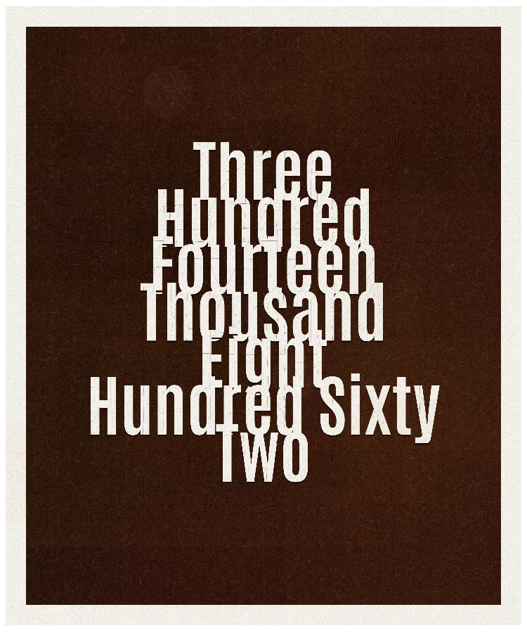 Count #314862