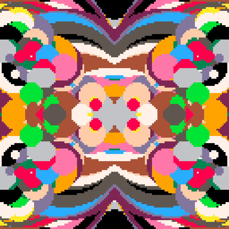 Rapid Psychedelic Inkblot Test Generator #48