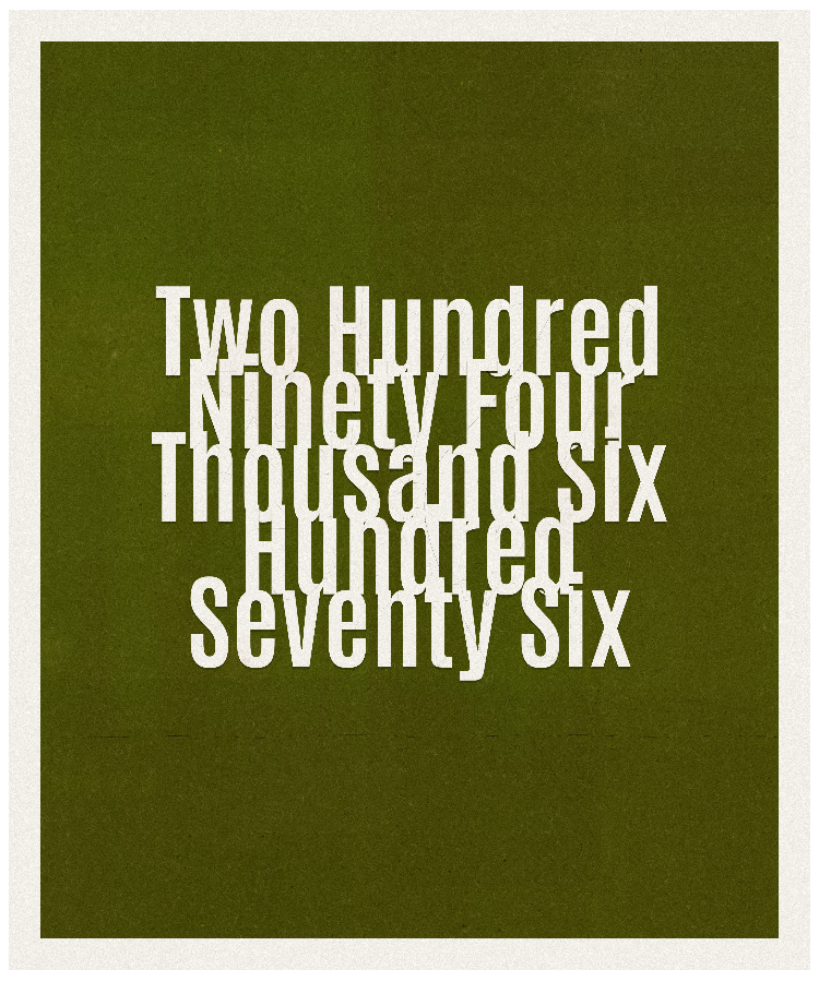 Count #294676