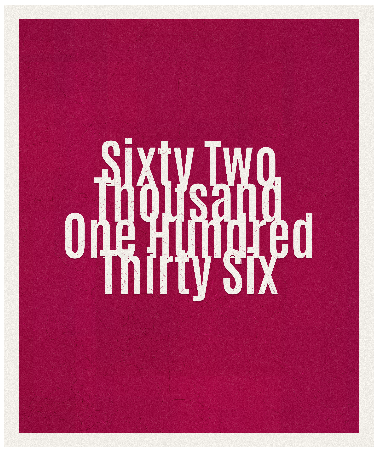 Count #62136