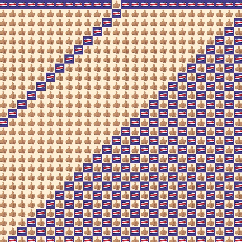 Elementary Cellular Emoji Automata #864