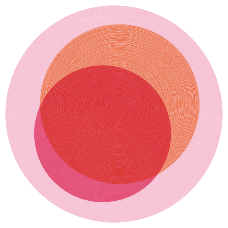 Brushed Circles #170