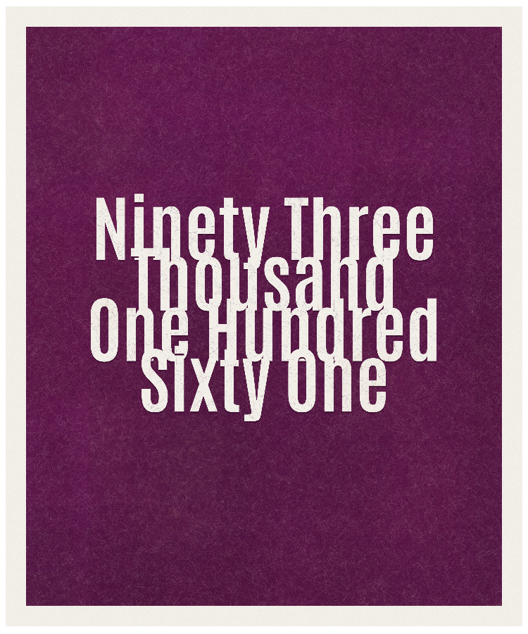 Count #93161