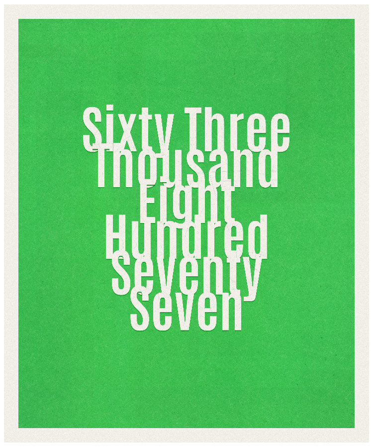 Count #63877