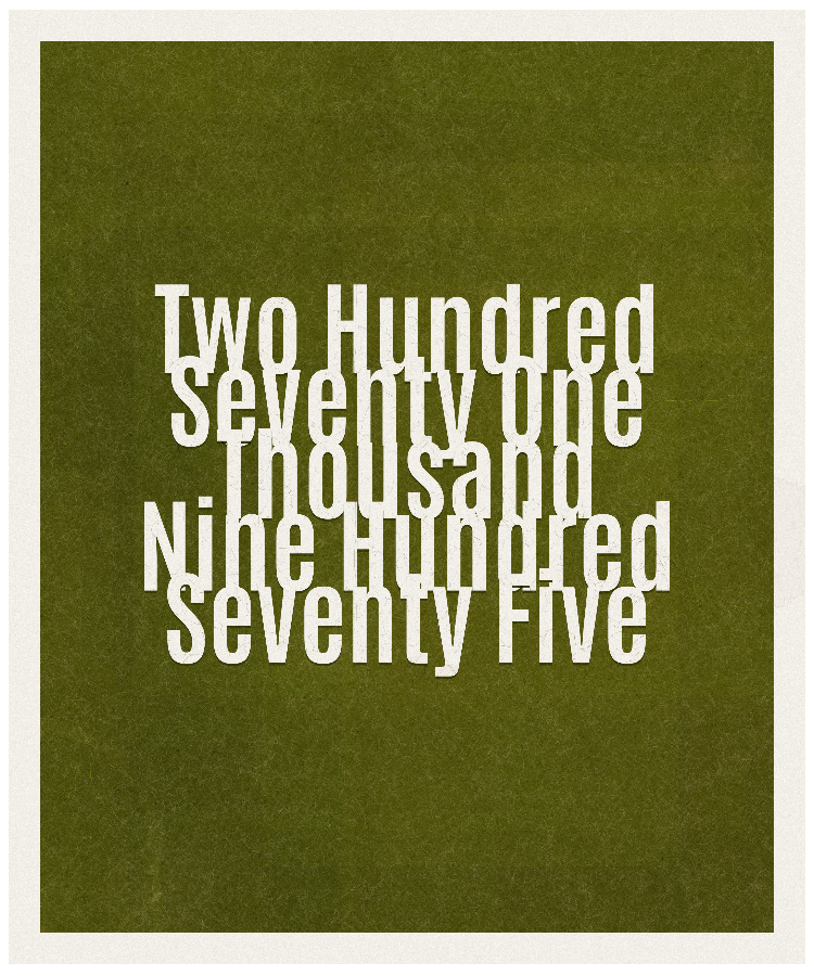 Count #271975
