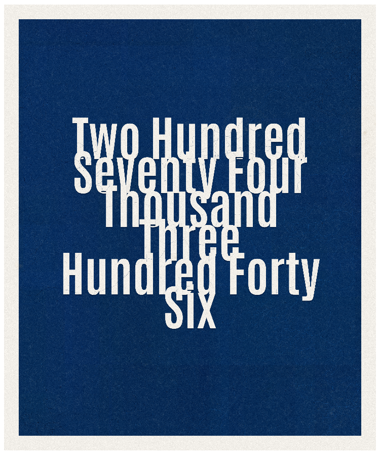 Count #274346