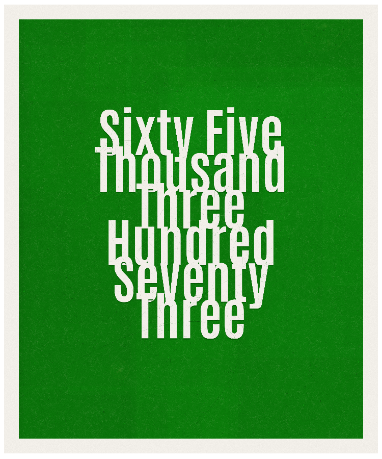 Count #65373