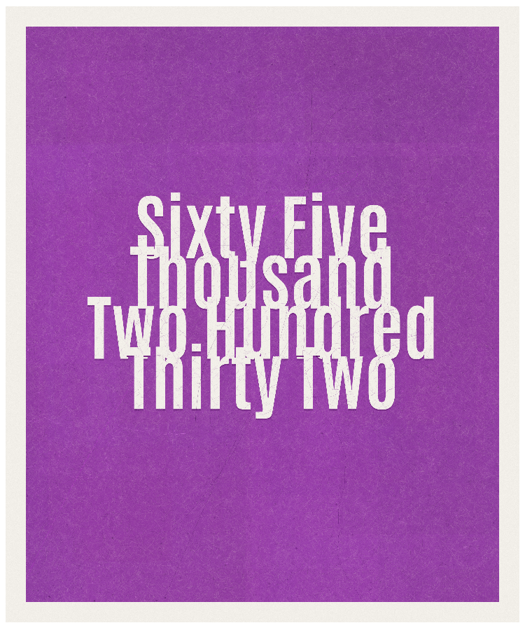 Count #65232