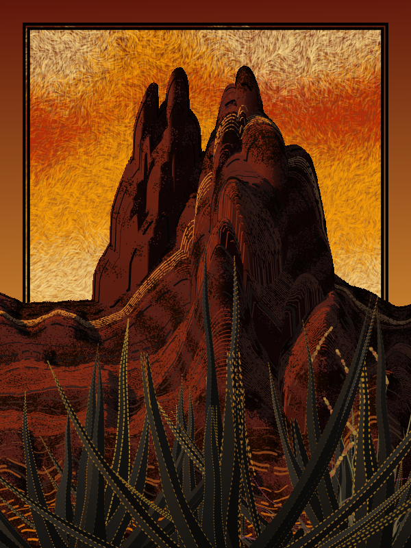 Desert Sun Rising #17