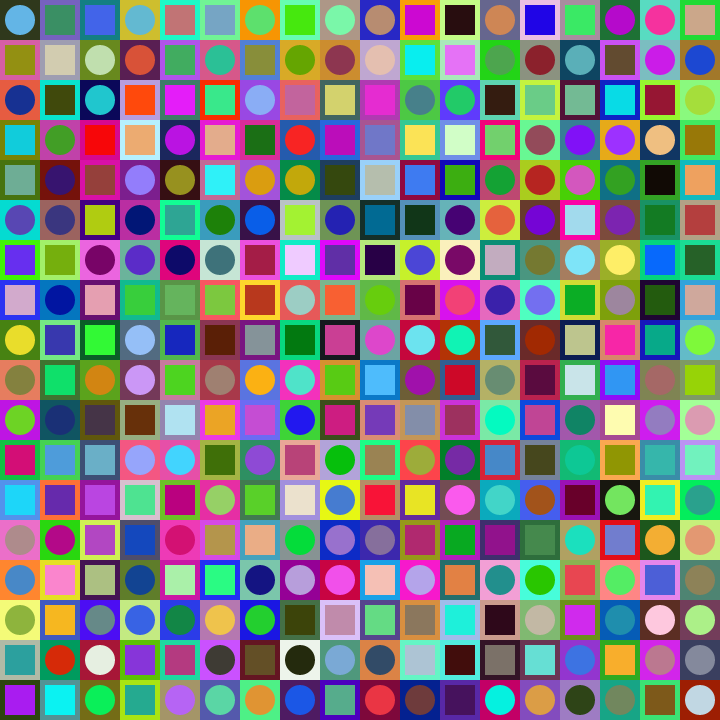 Square Dot Composition #139