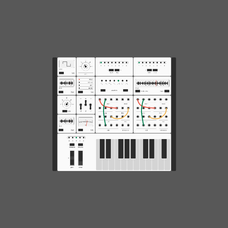 Modular synthesizer #38