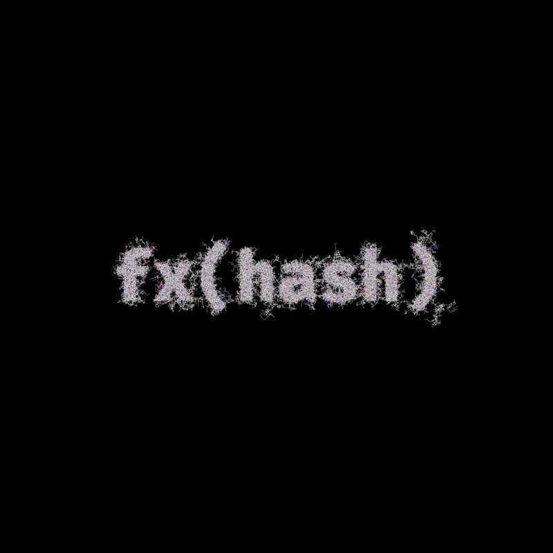 FXHASH Generative Logo #163