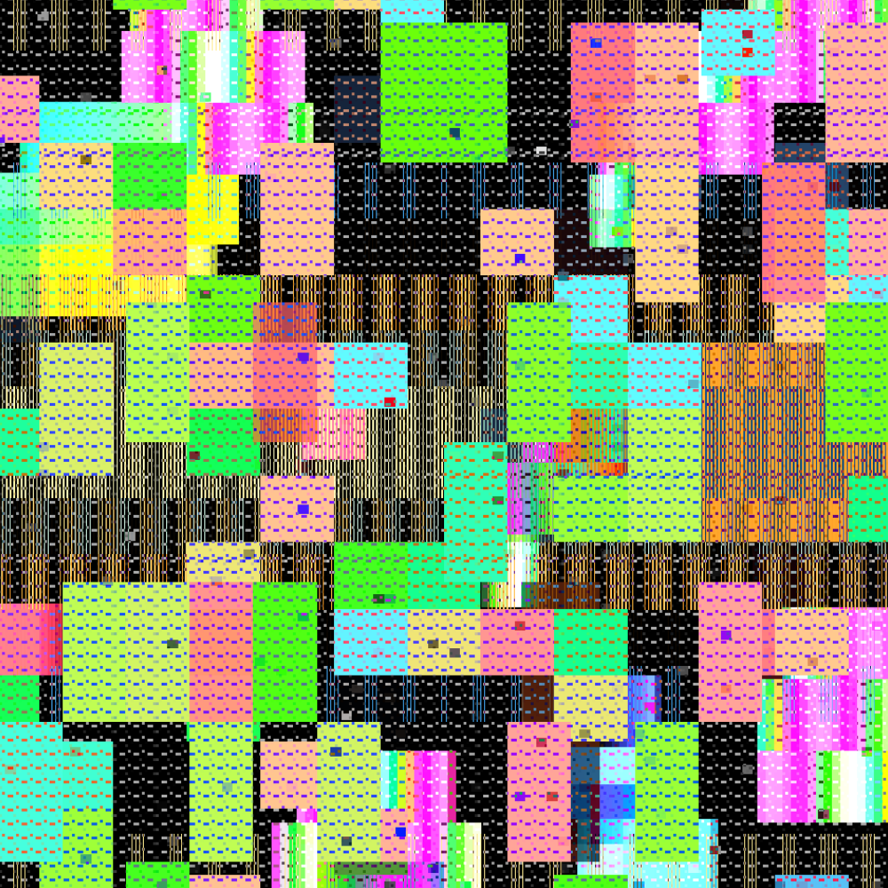 A Pixelated Dream Accumulations #43