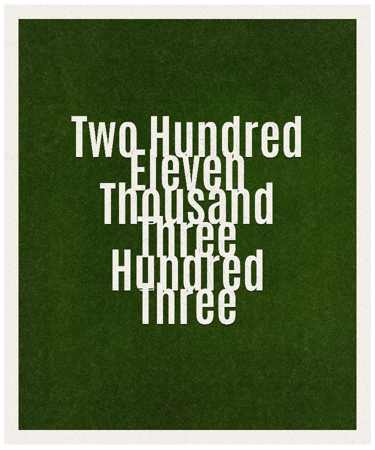 Count #211303