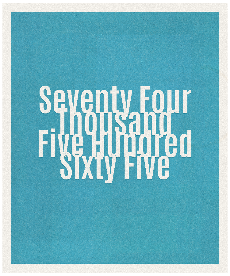 Count #74565