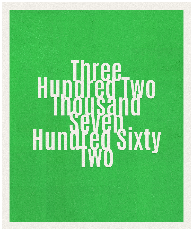 Count #302762