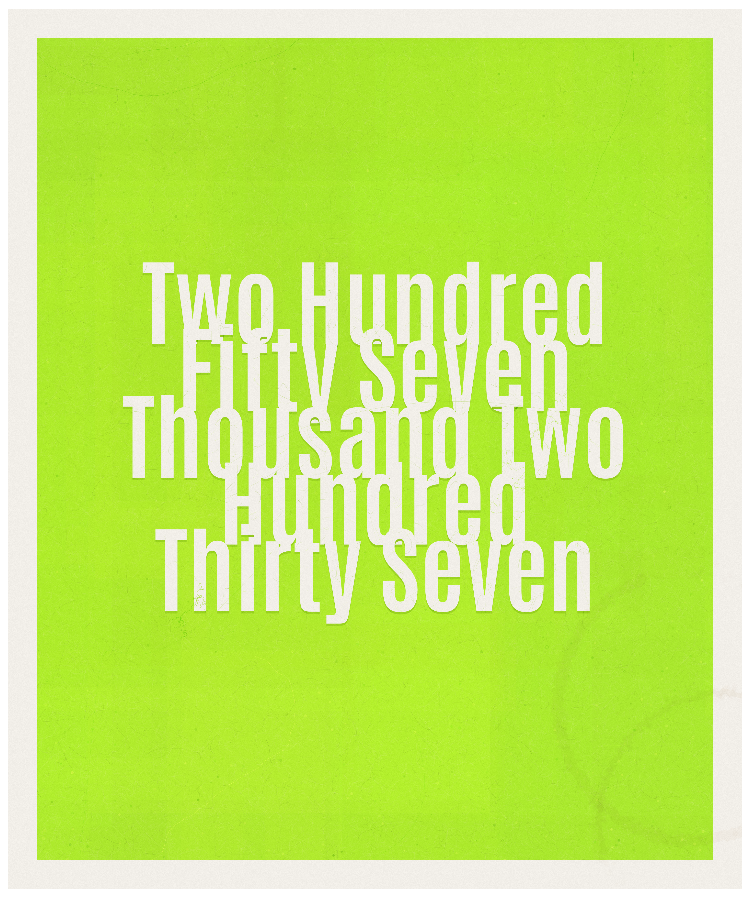 Count #257237
