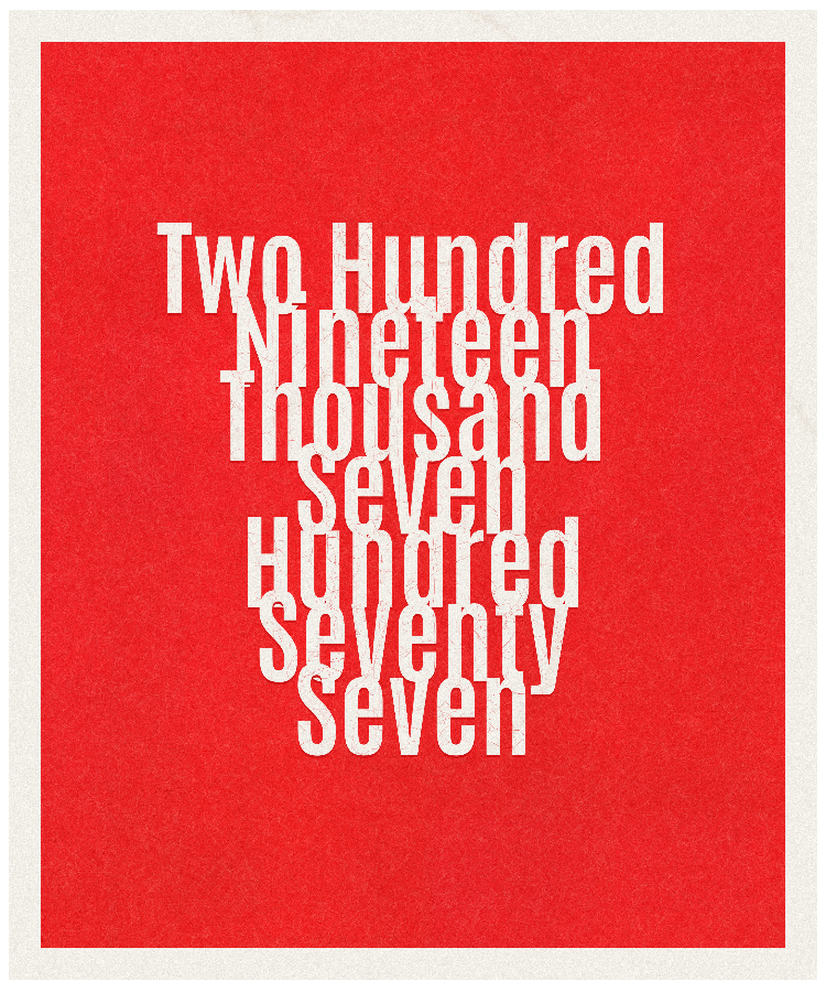 Count #219777