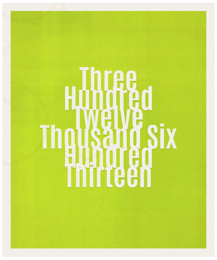 Count #312613