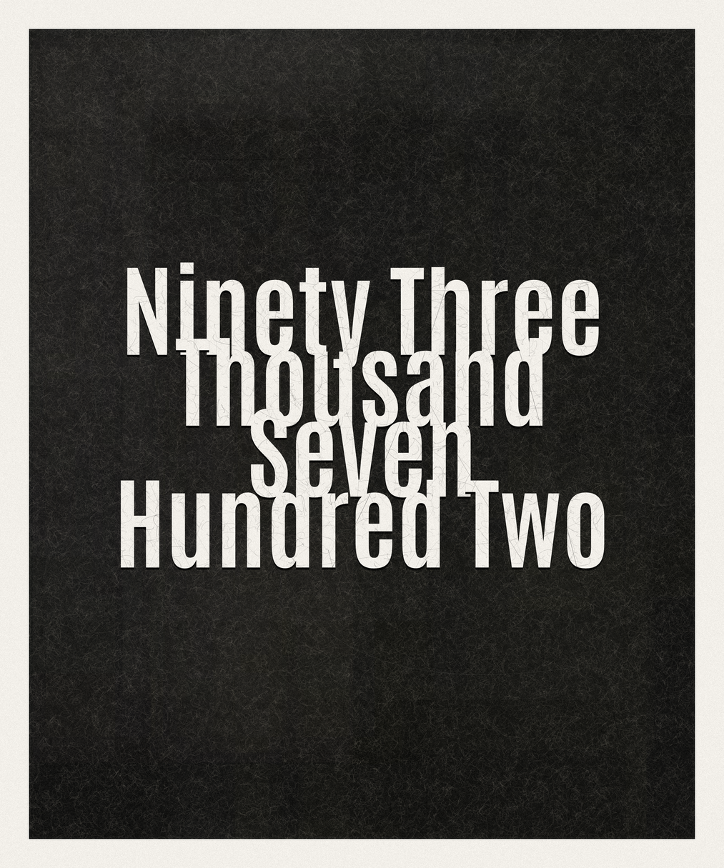 Count #93702