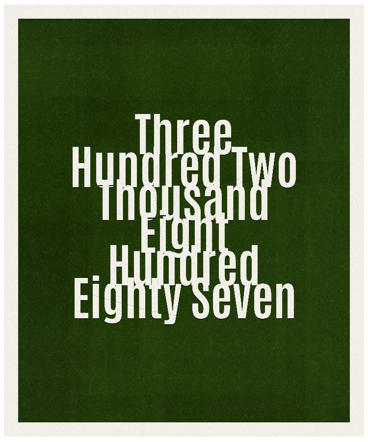 Count #302887