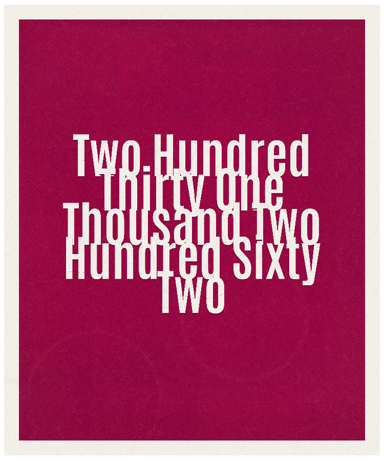 Count #231262