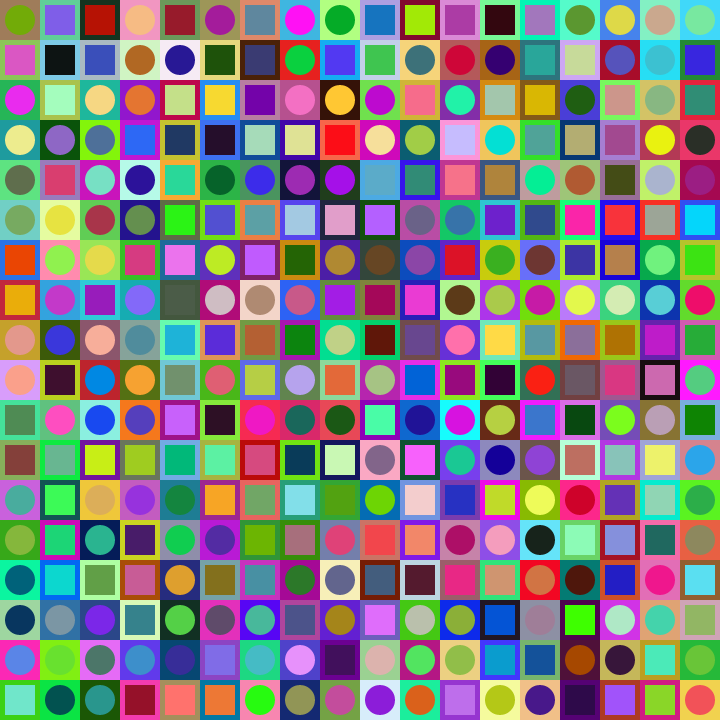 Square Dot Composition #228