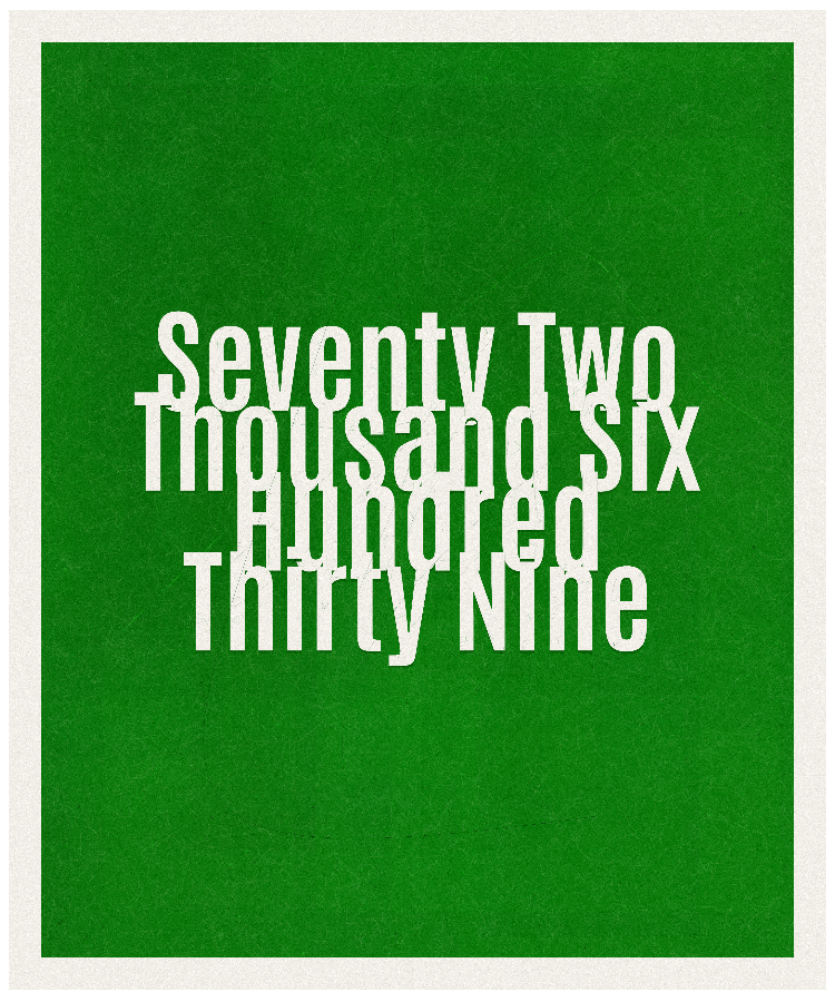 Count #72639
