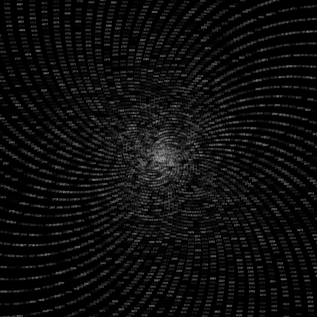 Polar Plot of Numbers #378