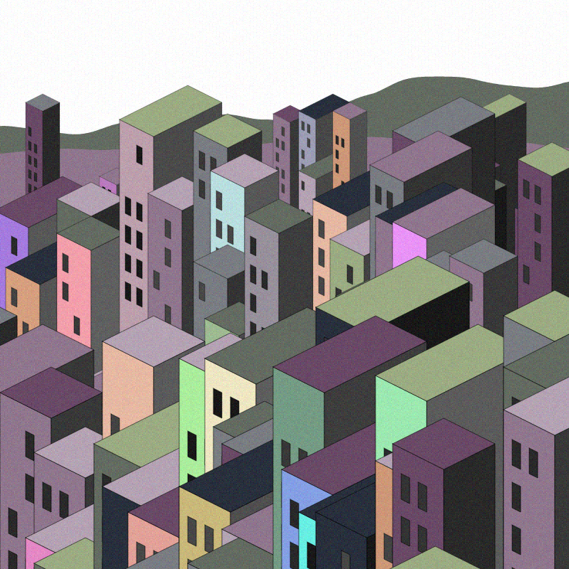 Coloured City #36