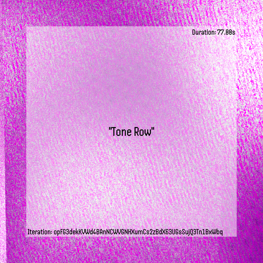 Tone Row #133