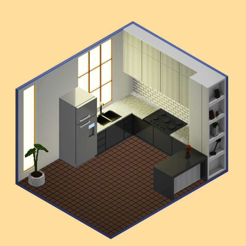 Isometric kitchen #41