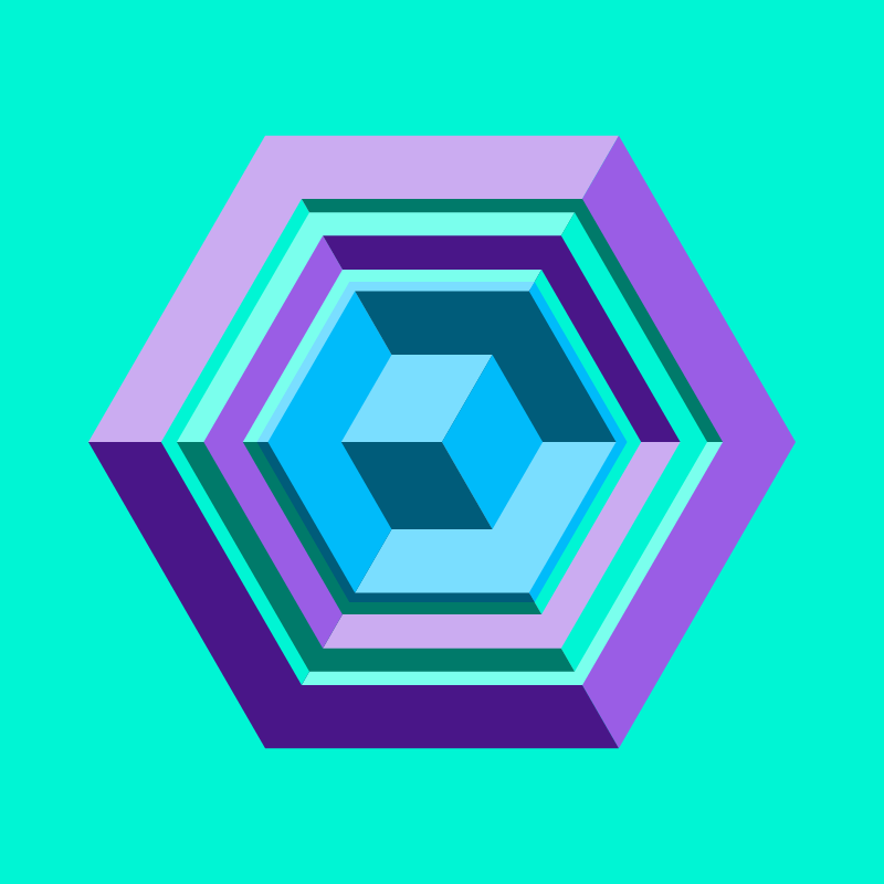 Hexagones - Art for Bots #57